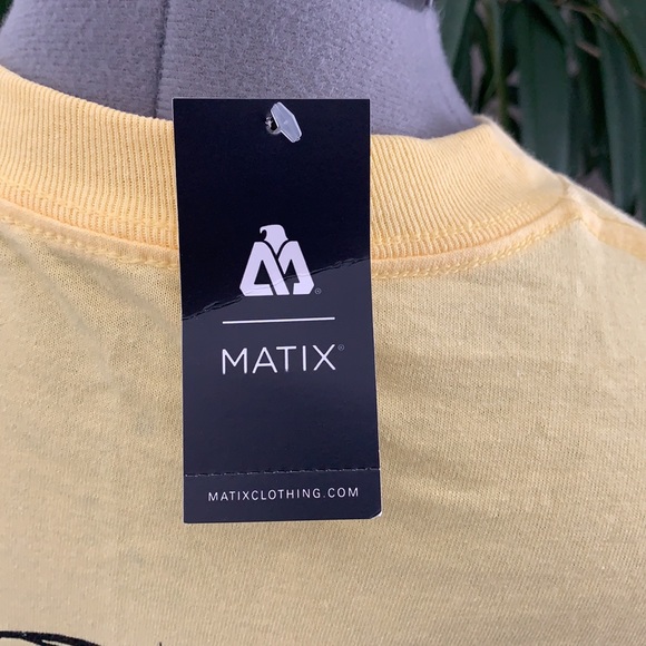 Matix Yellow unisex T-Shirt - Picture 8 of 11